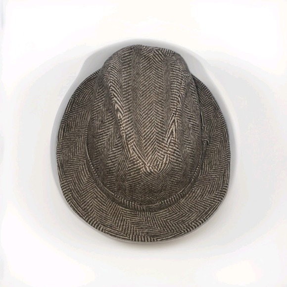 Beacon Hill Other - Vintage Men's BEACON HILL Hat Fedora Plaid Wool‎ Blend Size LG (7 1/4  - 7 3/8)